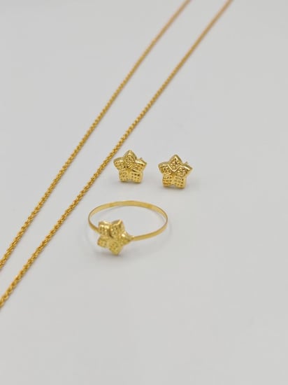 طقم ذهب عيار 21 Set 21k Gold