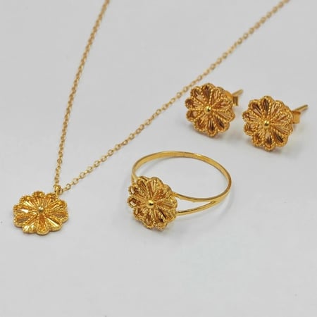 طقم ذهب عيار 21 - 21K Gold set
