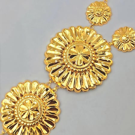 21K Necklace - عقد ذهب كرسي جابر عيار 21