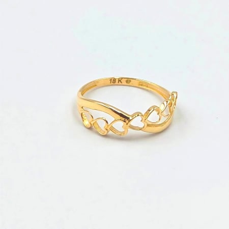 خاتم ذهب عيار 18 - Gold Ring 18K