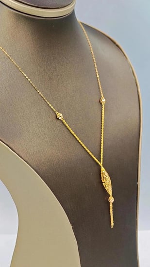 عقد ذهب عيار 21 - Necklace 21k