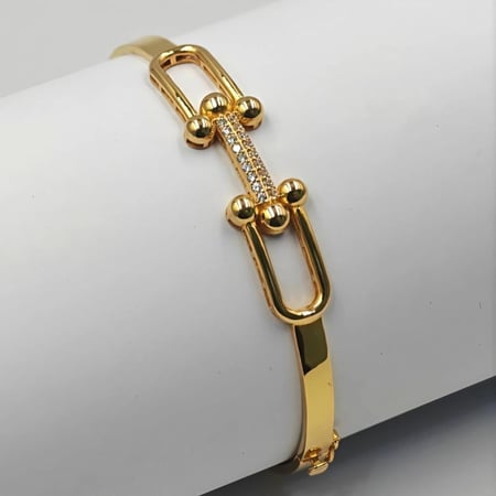 21K Gold Tiffany Bangle