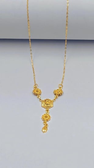 21k Necklace - عقد كرسي جابر عيار 21