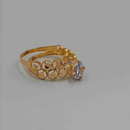 خاتم ذهب عيار - 21K Gold Ring