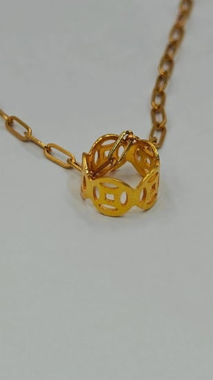 Necklace 18k Gold - عقد عيار 18