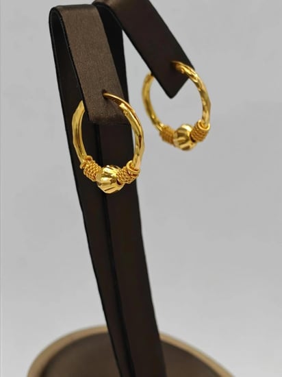 Earring 22K Gold - حلق عيار22