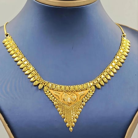 22k Gold Necklace - عقد ذهب عيار 22