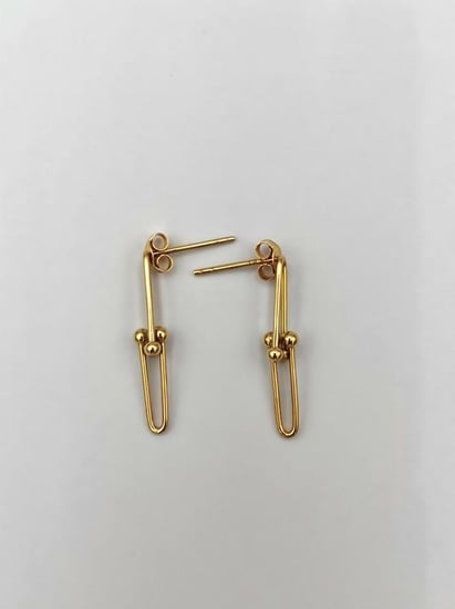 Earring 18K - حلق تيفاني عيار 18