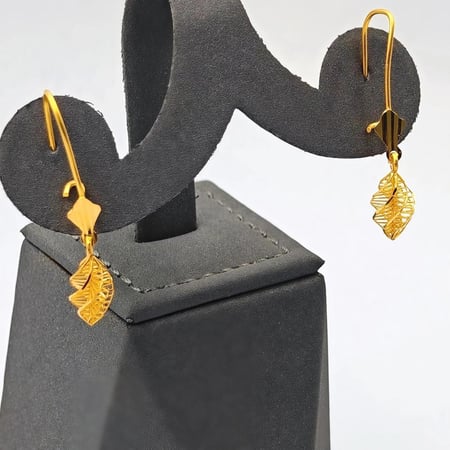 22k Gold Earrings - حلق ذهب عيار 22