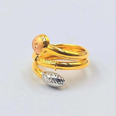 21K Gold Ring - خاتم ذهب عيار 21
