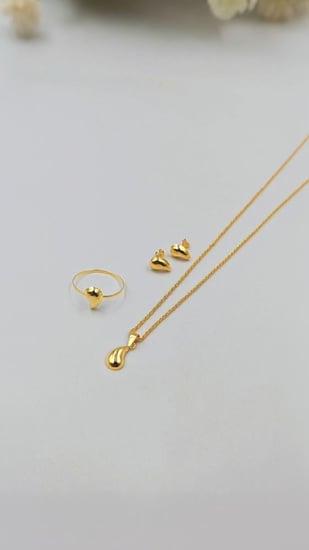طقم ذهب عيار 18 - 18k Set