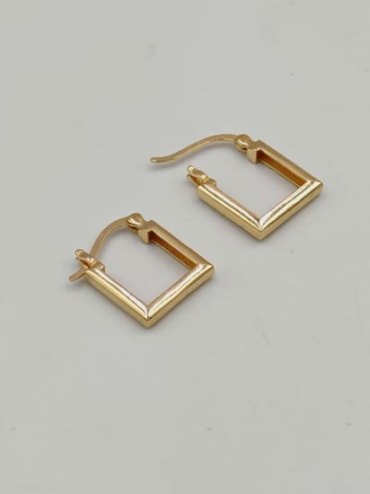 Earring 18K Gold- حلق ذهب عيار 18