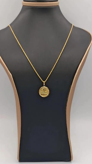عقد ذهب عيار 21 - Necklace 21k