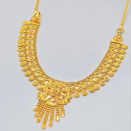 22k Gold Necklace - عقد ذهب عيار 22