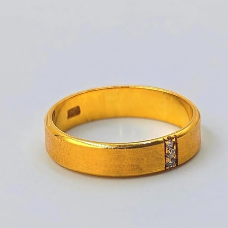 خاتم الماس عيار 18 - 18K Diamond Ring