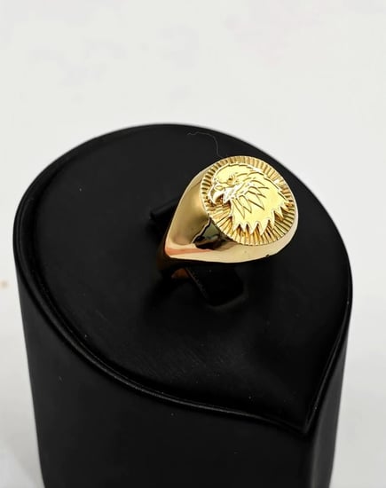 خاتم ذهب عيار - 18K Gold Ring