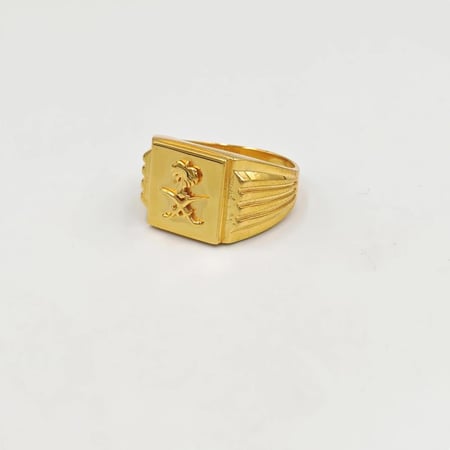 Solid Saudi Ring 21K