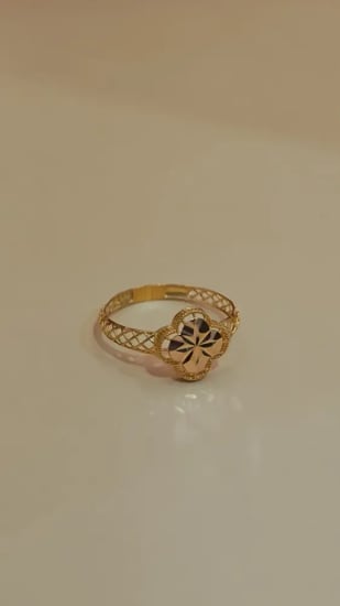 خاتم ذهب عيار - 21K Gold Ring