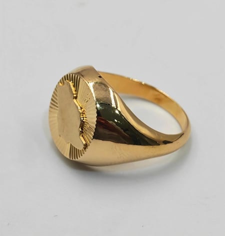 خاتم ذهب عيار - 18K Gold Ring