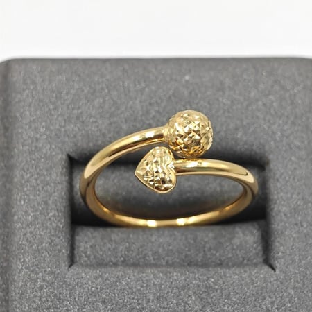 خاتم عيار 18- 18k Gold Ring
