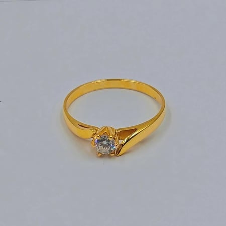 خاتم الماس عيار 18 - 18K Diamond Ring