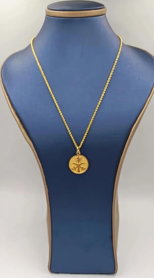 عقد ذهب عيار 21 - Necklace 21k