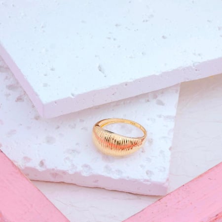 خاتم عيار 18 - 18K Ring
