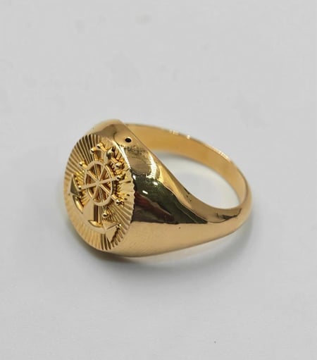 خاتم ذهب عيار - 18K Gold Ring