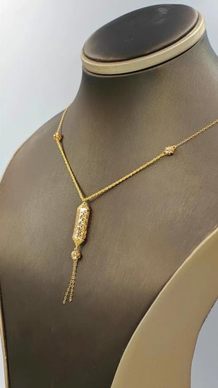 عقد ذهب عيار 21 - Necklace 21k