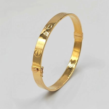 21k Gold Cartier Bangle - اسوارة ذهب كارتير عيار 21