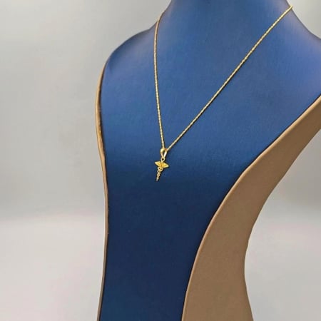 18K Gold Necklace - عقد ذهب عيار 18