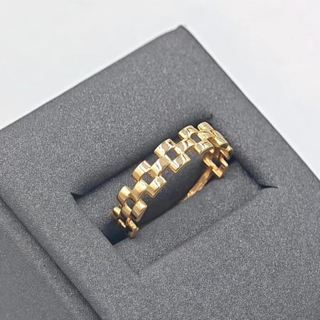 18K Gold Ring - خاتم ذهب عيار 18