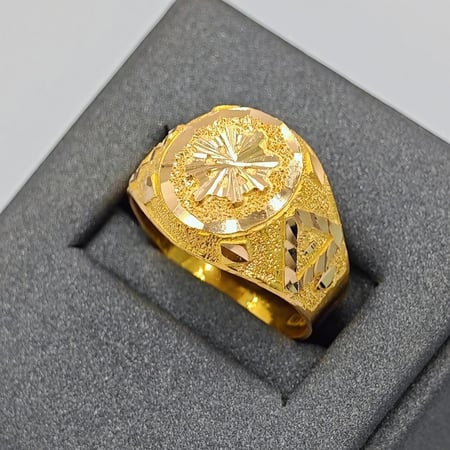 21K Gold Anchor Ring