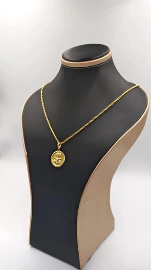 عقد ذهب عيار 21 - Necklace 21k