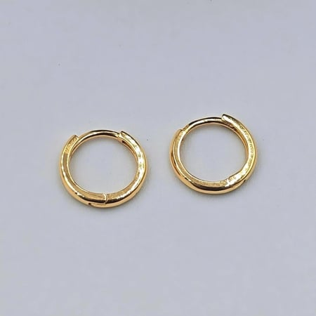 حلق ذهب عيار 18 - 18K Gold Earrings