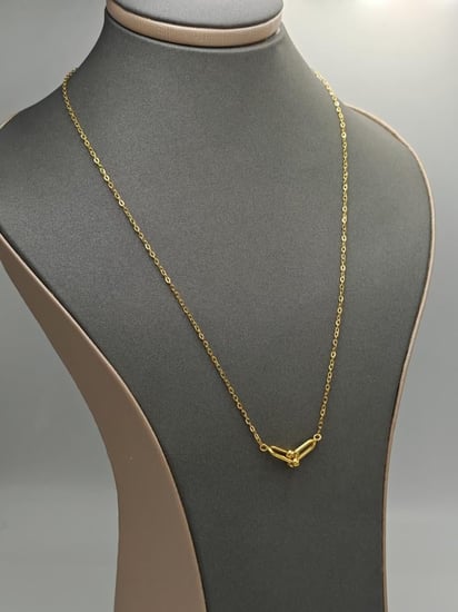 Tiffany Necklace 18K Gold - عقد ذهب تيفاني عيار 18