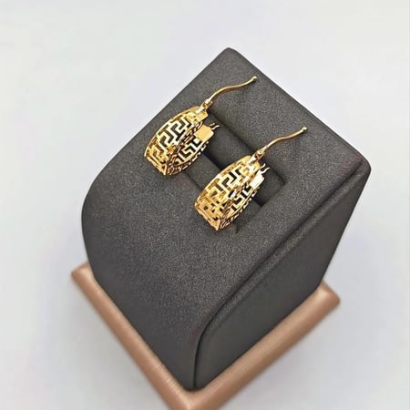 حلق فرزاتشي عيار 18 - 18K Versace Earrings