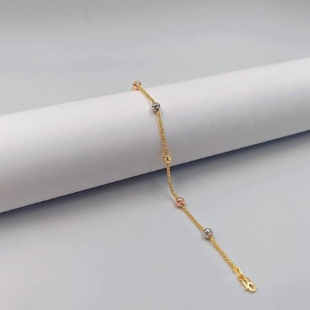 اسوارة ذهب عيار 18-18K Gold Bracelet