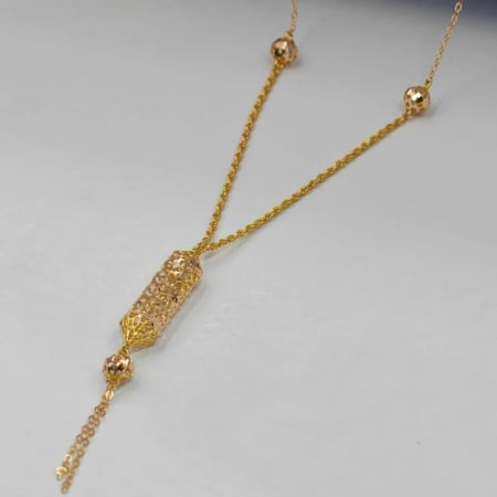 عقد ذهب عيار 21 - Necklace 21k