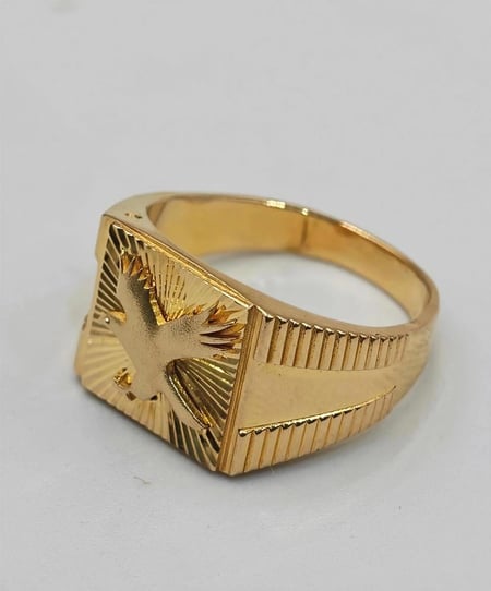 خاتم ذهب عيار - 18K Gold Ring