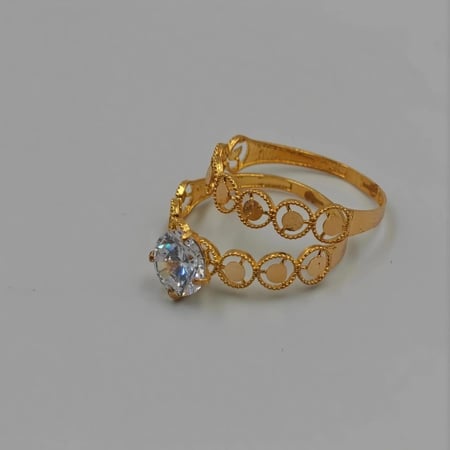 خاتم ذهب عيار - 21K Gold Ring