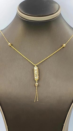 عقد ذهب عيار 21 - Necklace 21k