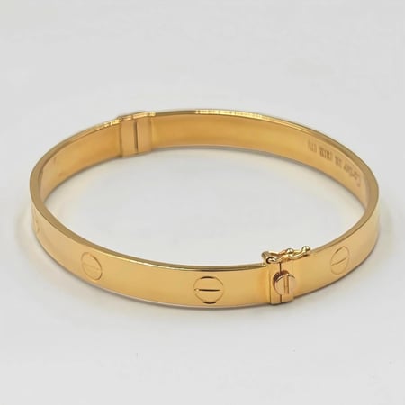 21k Gold Cartier Bangle - اسوارة ذهب كارتير عيار 21