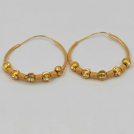 Earring 22K Gold - حلق عيار22