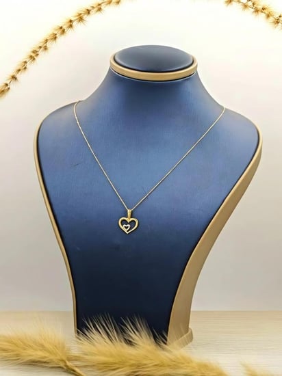 2Hearts Necklace 18k Gold