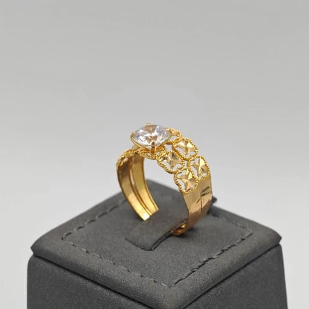 خاتم ذهب عيار - 21K Gold Ring