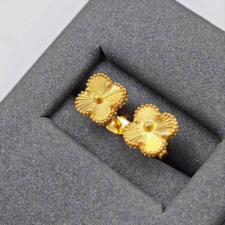 حلق فانكليف عيار 21 - Van cleef Earrings 21K