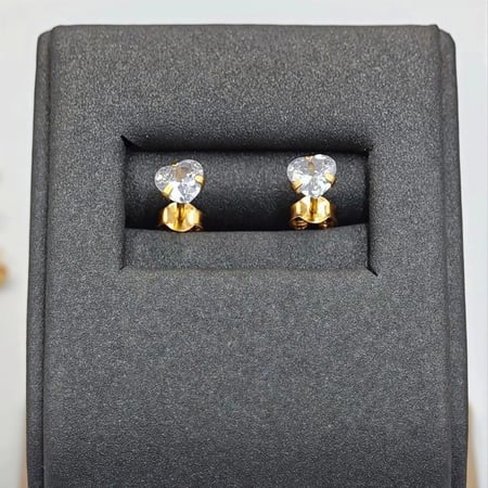 18k Earrings Gold - حلق عيار 18