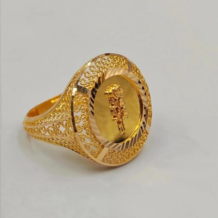 21k Gold Ring - خاتم ذهب عيار 21