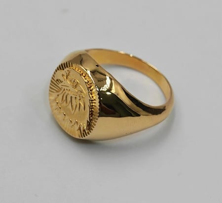 خاتم ذهب عيار - 18K Gold Ring